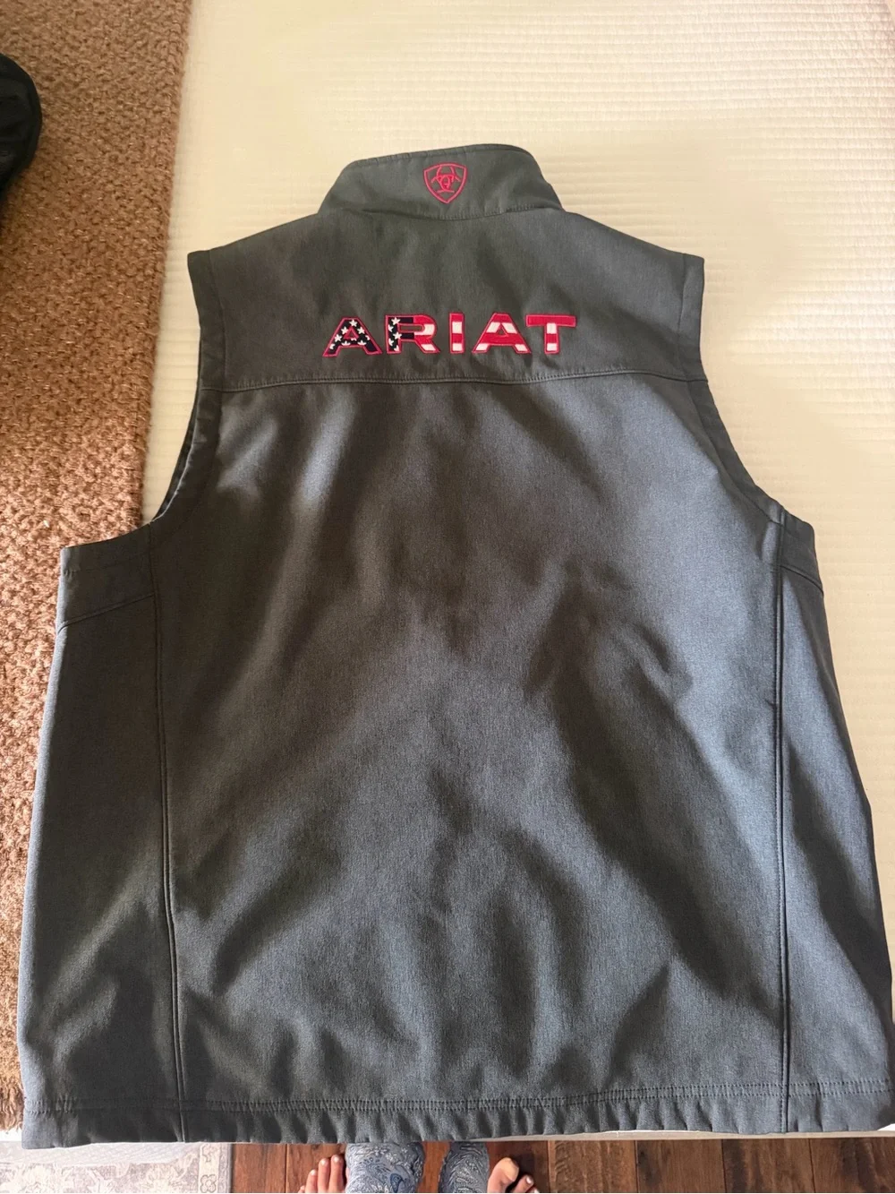 Men's Charcoal Softshell Vest - Ariat